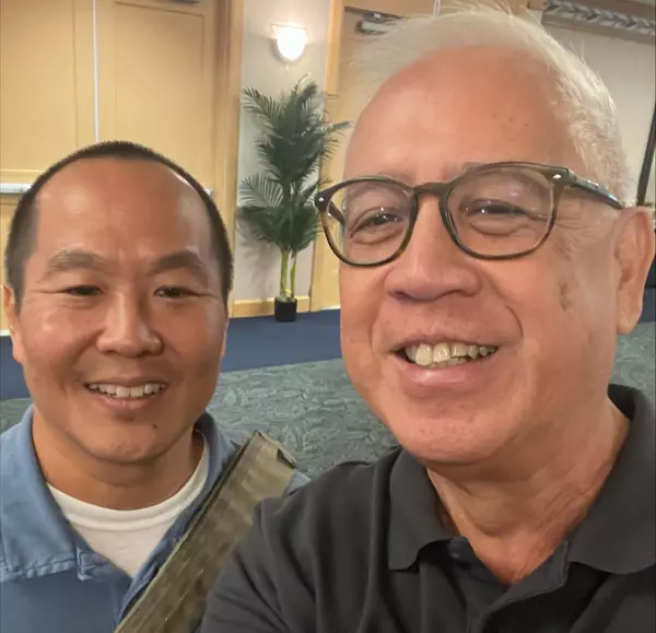 Lenders Fair for Ililani Condominiums in Kaka'ako Held Yesterday,Ed Chong (R)