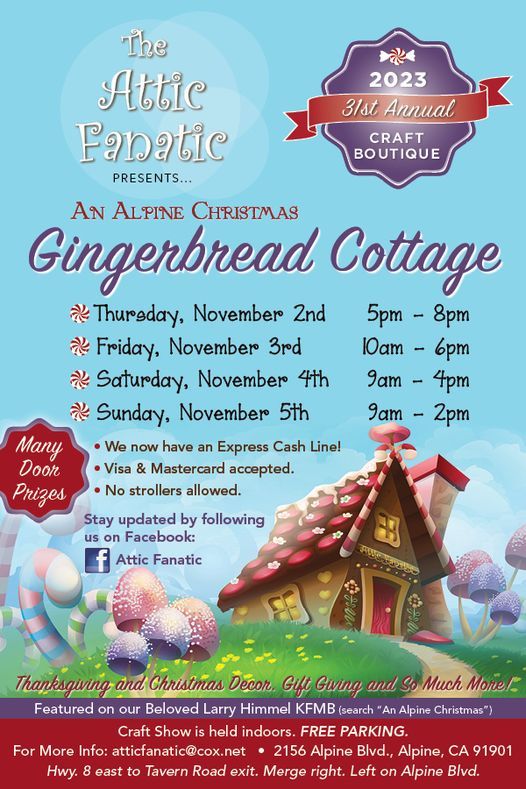 Alpine Christmas Gingerbread Cottage
