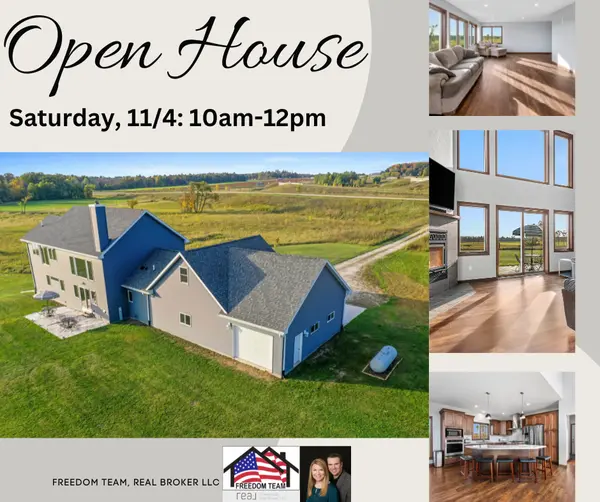 Open House Alert! 9647 Bison Rd, Larsen, WI,Freedom Team