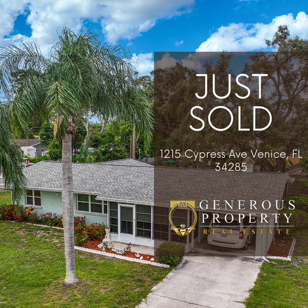 Just Sold | 1215 Cypress Ave Venice, FL 34285,Troy Sacco