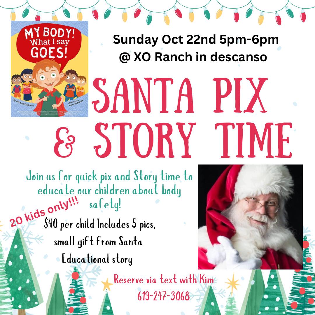 Things to Do in Alpine Santa Pix and Story time