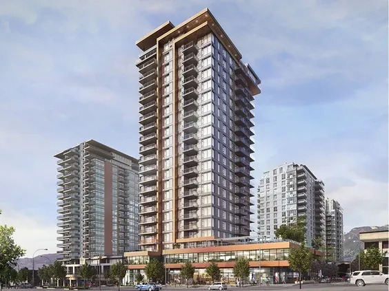 exterior rendering of polygon's elle development in north vancouver