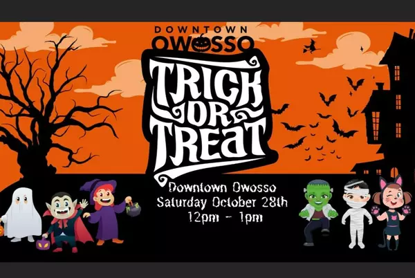 Join us for downtown Owosso Trick or Treating