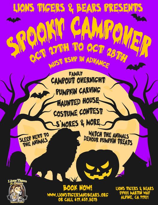 Things to Do in Alpine Spooky Campover