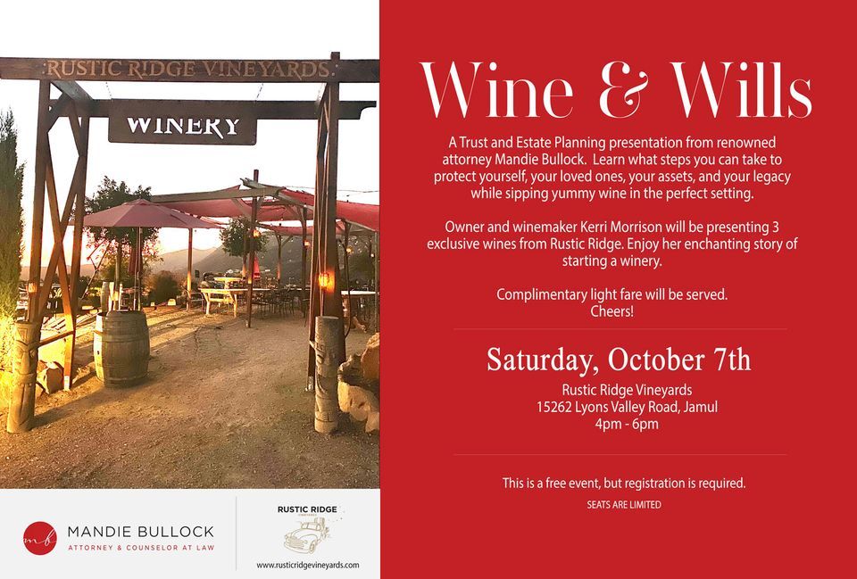 Fun In Alpine This Weekend Wine and Wills