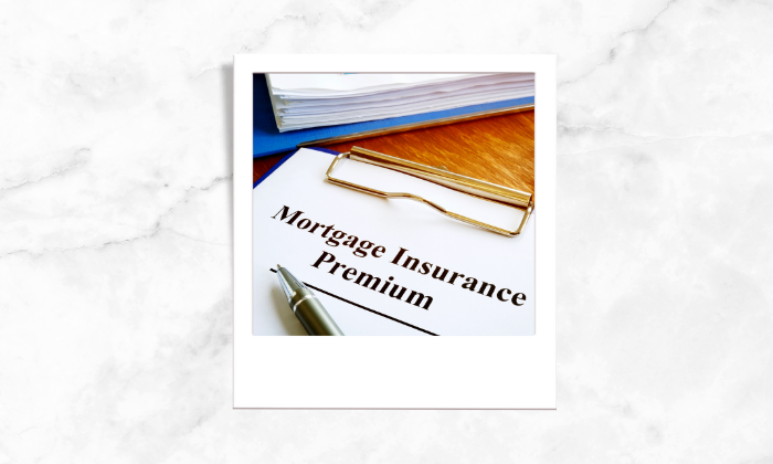 A photo of a mortgage insurance premium form