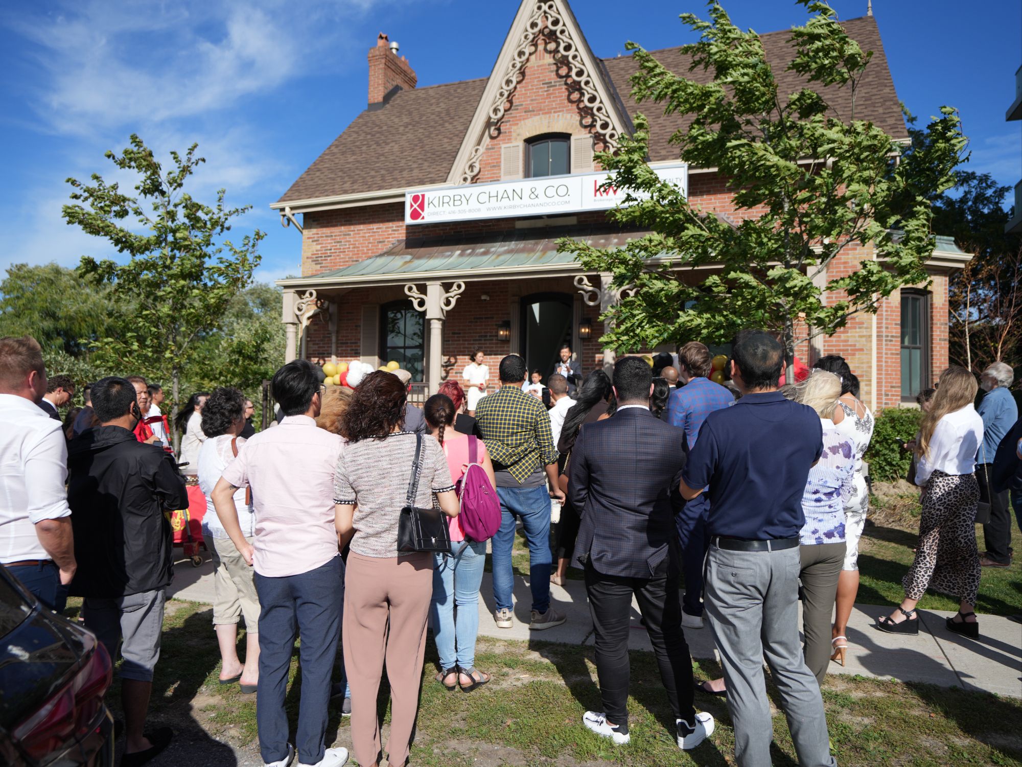 Kirby Chan & Co. Real Estate Team grand opening event in Richmond Hill, Ontario