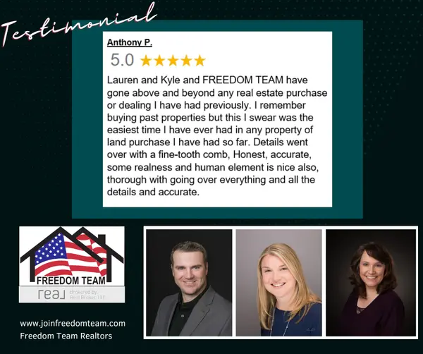 Your review was so detailed that we couldn't fit it on the page!,Freedom Team