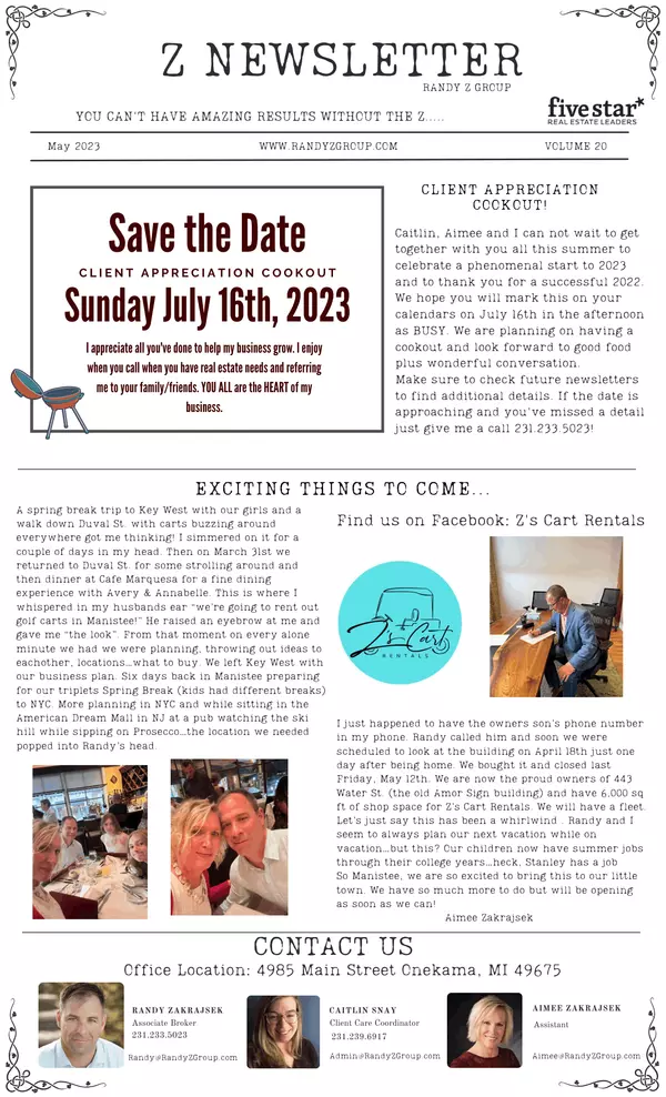 May 2023 Newsletter