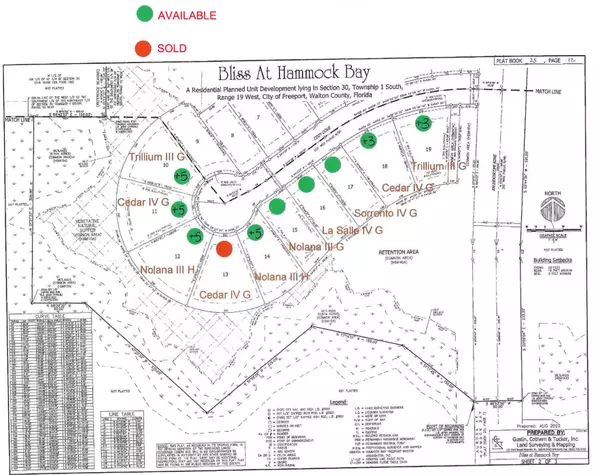 Bliss at Hammock Bay South Map Continued