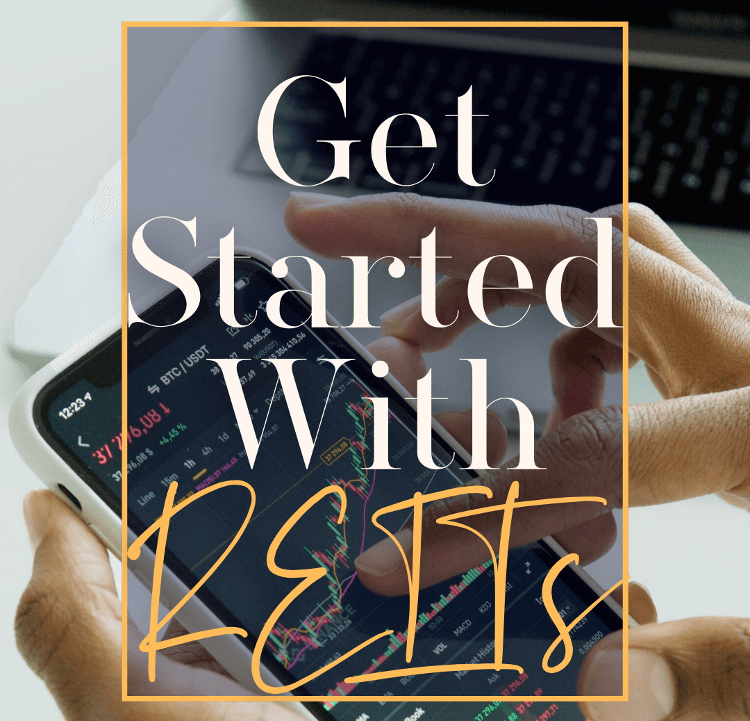 A picture of a person looking at a laptop, symbolizing the accessibility of REITs and stock brokerage accounts A photo of a person holding a key, representing the idea of unlocking the world of real estate investi