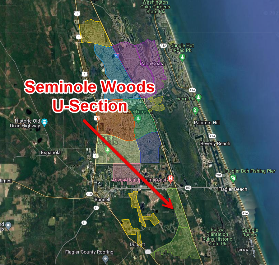 Seminole Woods Palm Coast U Section