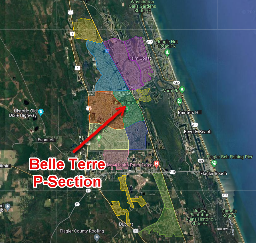 Belle Terre Palm Coast P Section