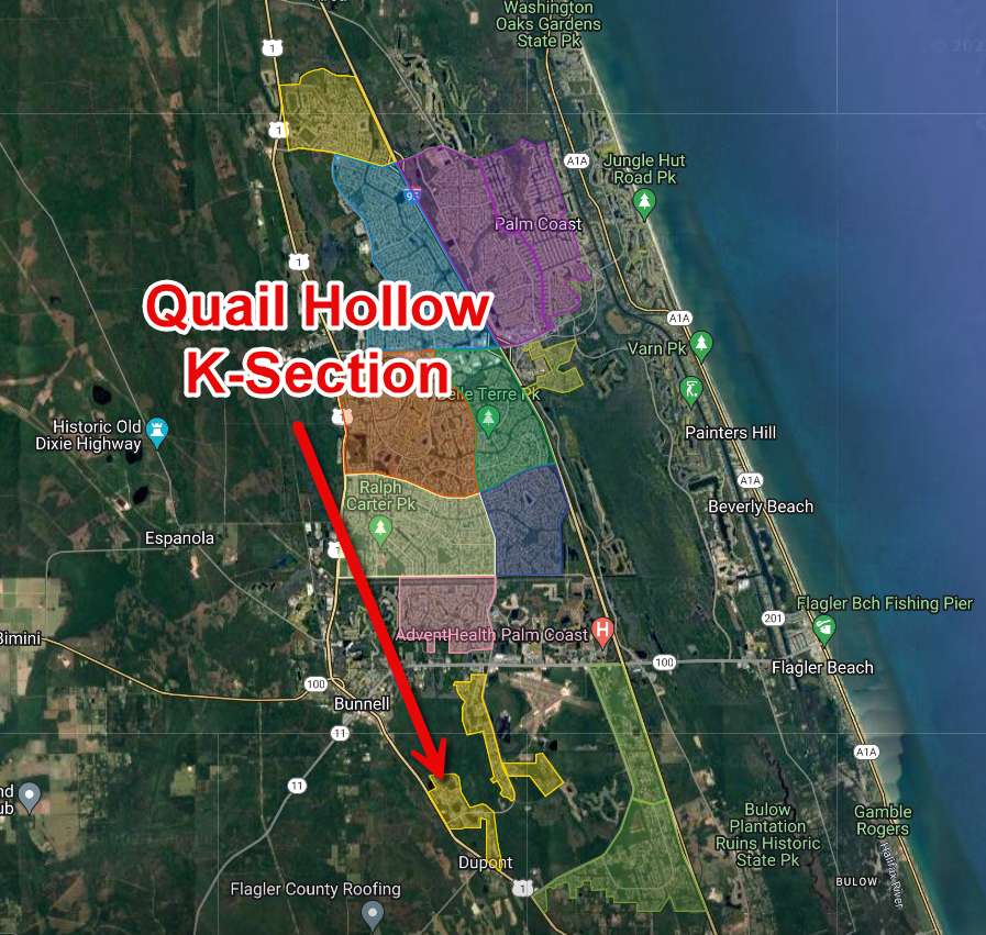 Quail Hollow Palm Coast K Section