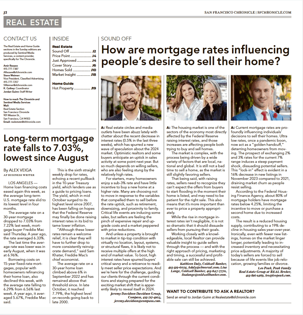 How are mortgage rates influencing people’s desire to sell their home?