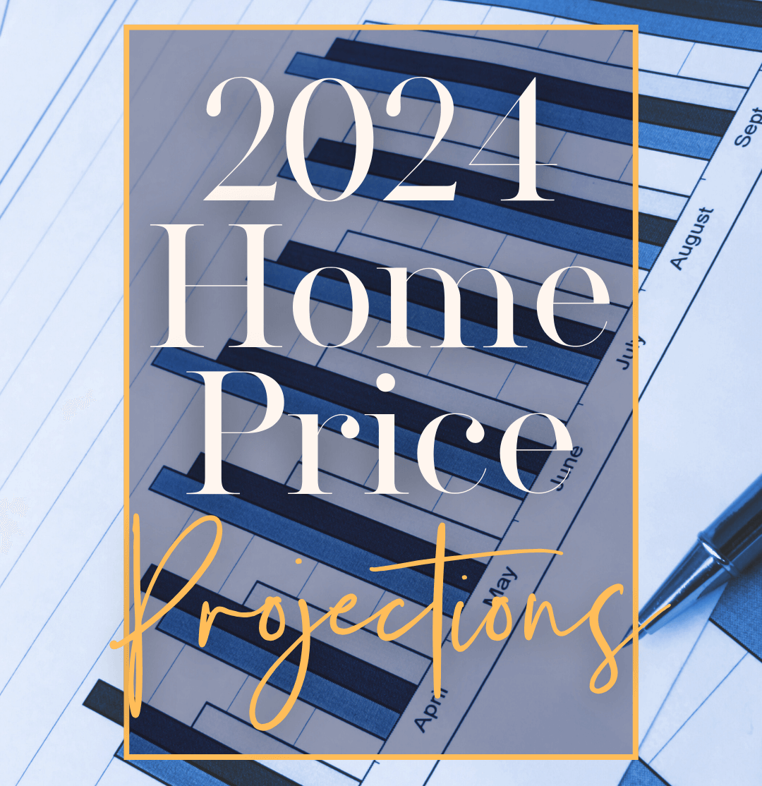 A chart showing rising housing prices in Canada for 2024