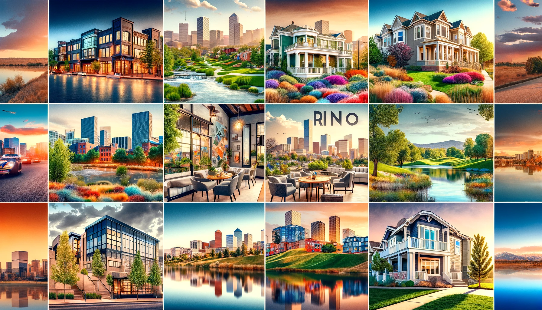 A collage of Denver's top neighborhoods