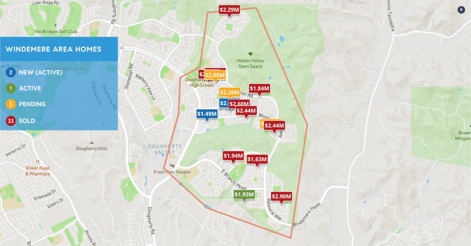 Windemere Area Homes