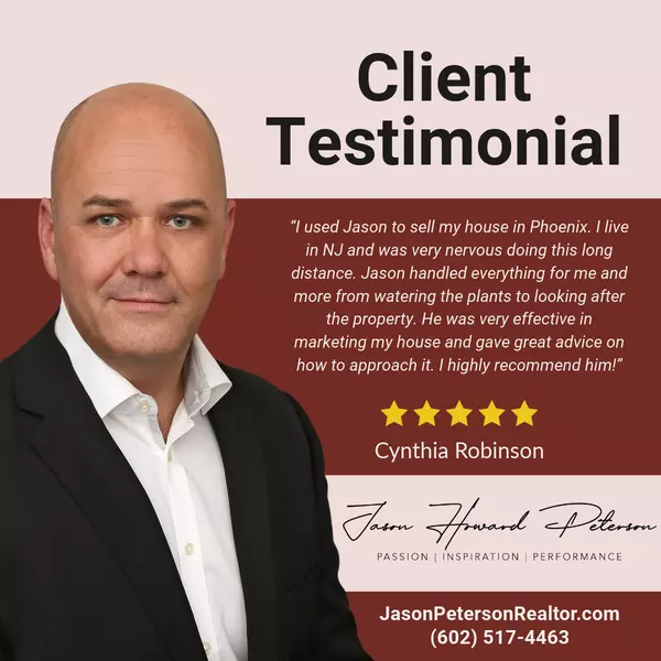 Satisfied Client: Cynthia Robinson,Jason Peterson