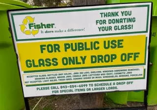 New Glass Recycling Program on the Isle of Palms,Deb Faires