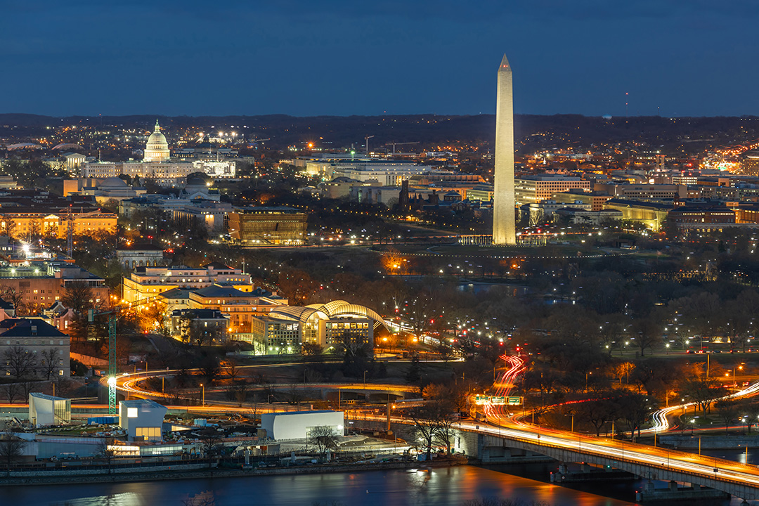 top-view-scene-of-washington-dc-dowtown