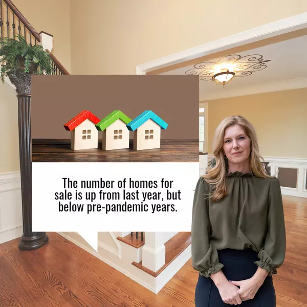Number of Homes for Sale Up from Last Year, but Below Pre-Pandemic Years,Jen Holden