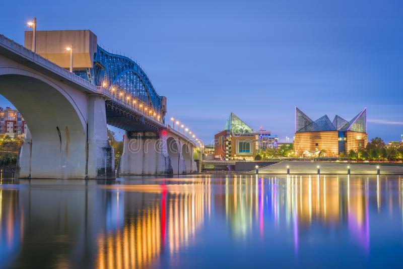 A view of the Chattanooga Walnut Street Bridge, second longest pedestrian bridge in the U.S.