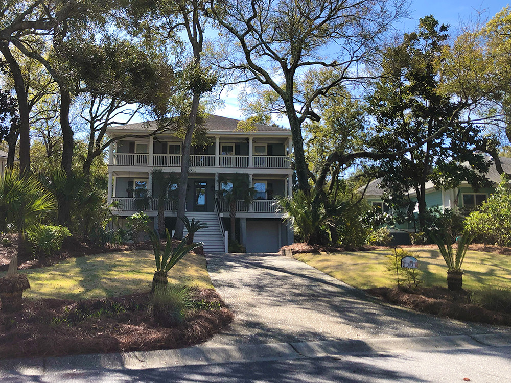 Large two-story home in sunset point folly beach sc