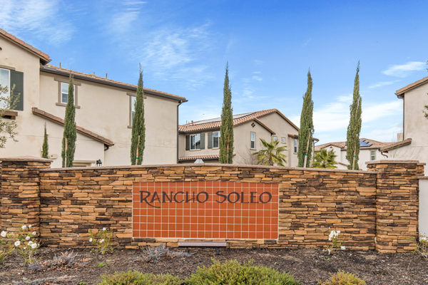Rancho Soleo Sign