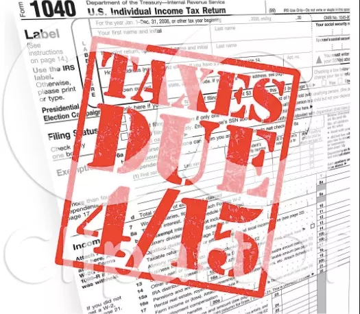 Taxes are due  today ,Maria Del Carmen Sanchez