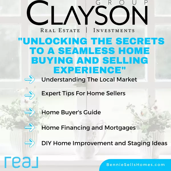  "Unlocking the Secrets to a Seamless Home Buying and Selling Experience",Bennie Clay