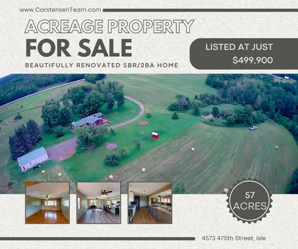 5BR/2BA Isle Home on 57 Acres,Chuck Carstensen
