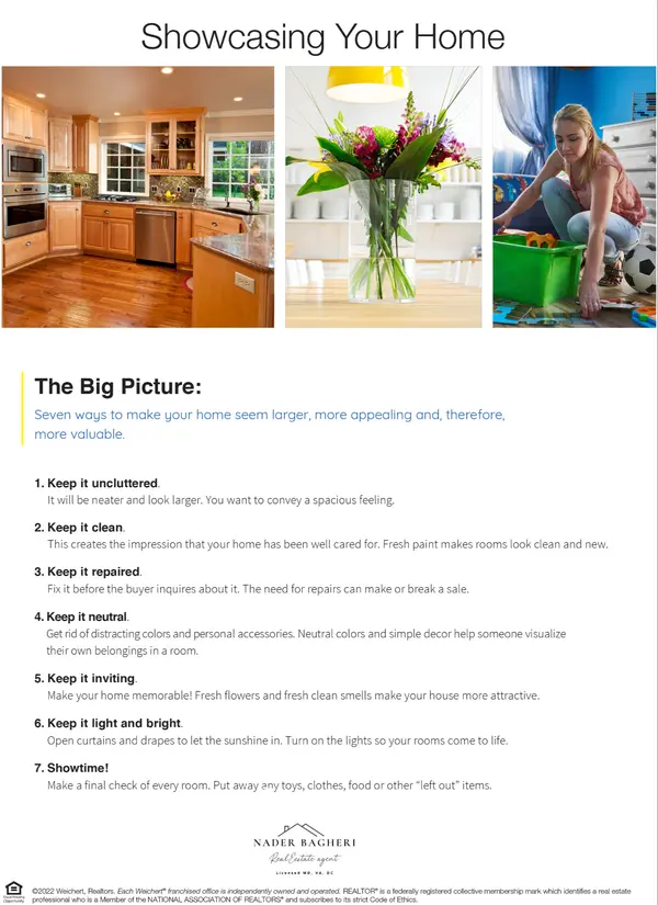 Show casing your home for sale!,Nader Bagheri