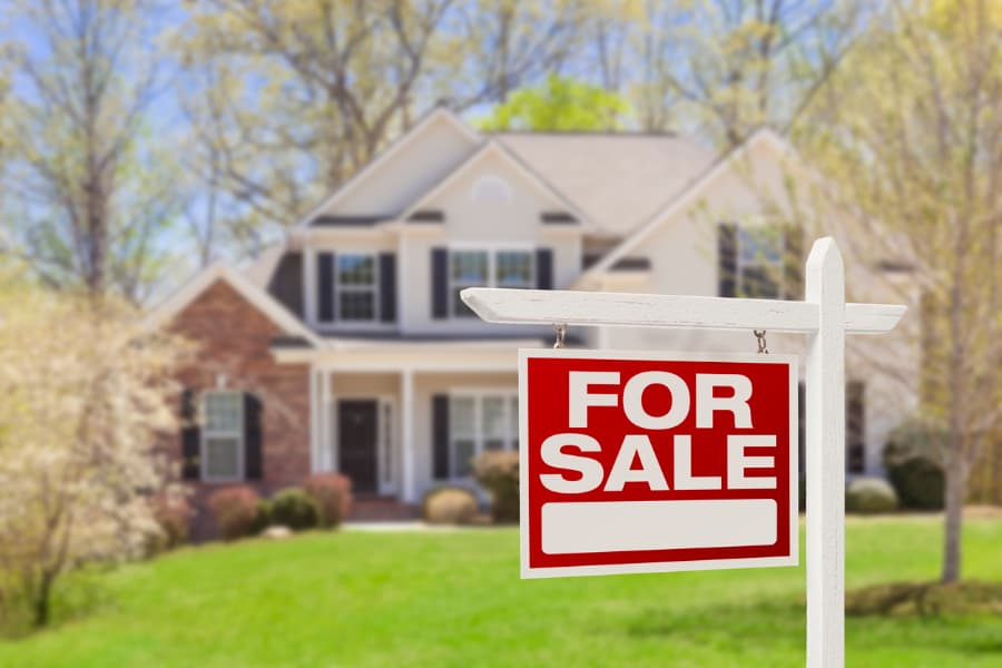 For sale sign in front of a Staten Island home