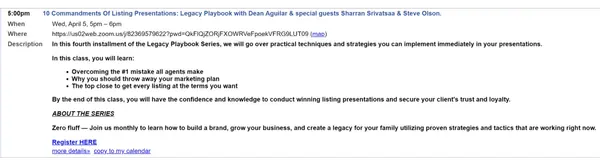 10 Commandments of a Listing Presentation,Michael Mahoney