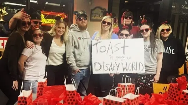 Massachusetts restaurant owner pleasantly surprises staff with unexpected trip to Disney,James Lynch