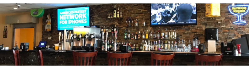 The interior of Charro Mexican Restaurant in Chesterfield, MO