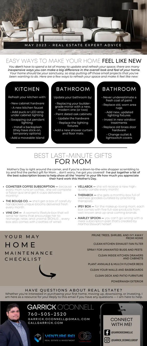 Easy Ways to Make Your Home Feel Like New,Garrick O'Connell