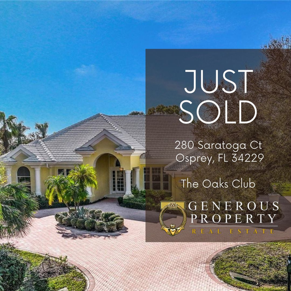 Just Sold | 280 Saratoga Ct Osprey, FL 34229,Troy Sacco