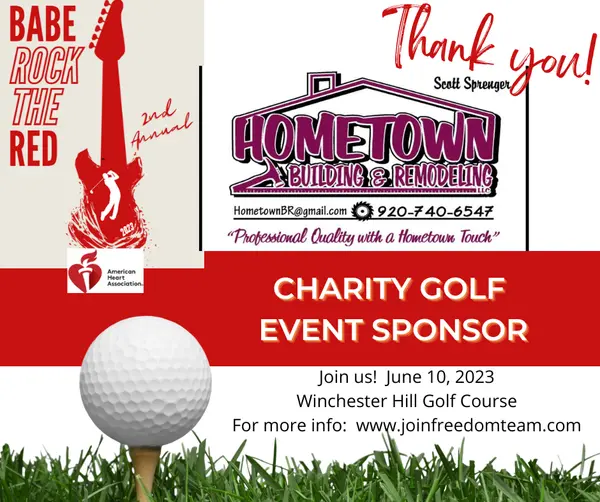 Thank you Hometown Building & Remodeling for your Babe Rock the Red sponsorship!,Freedom Team