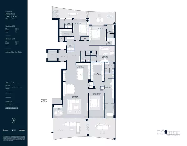 3 bedroom - model 204-1 and 304-1