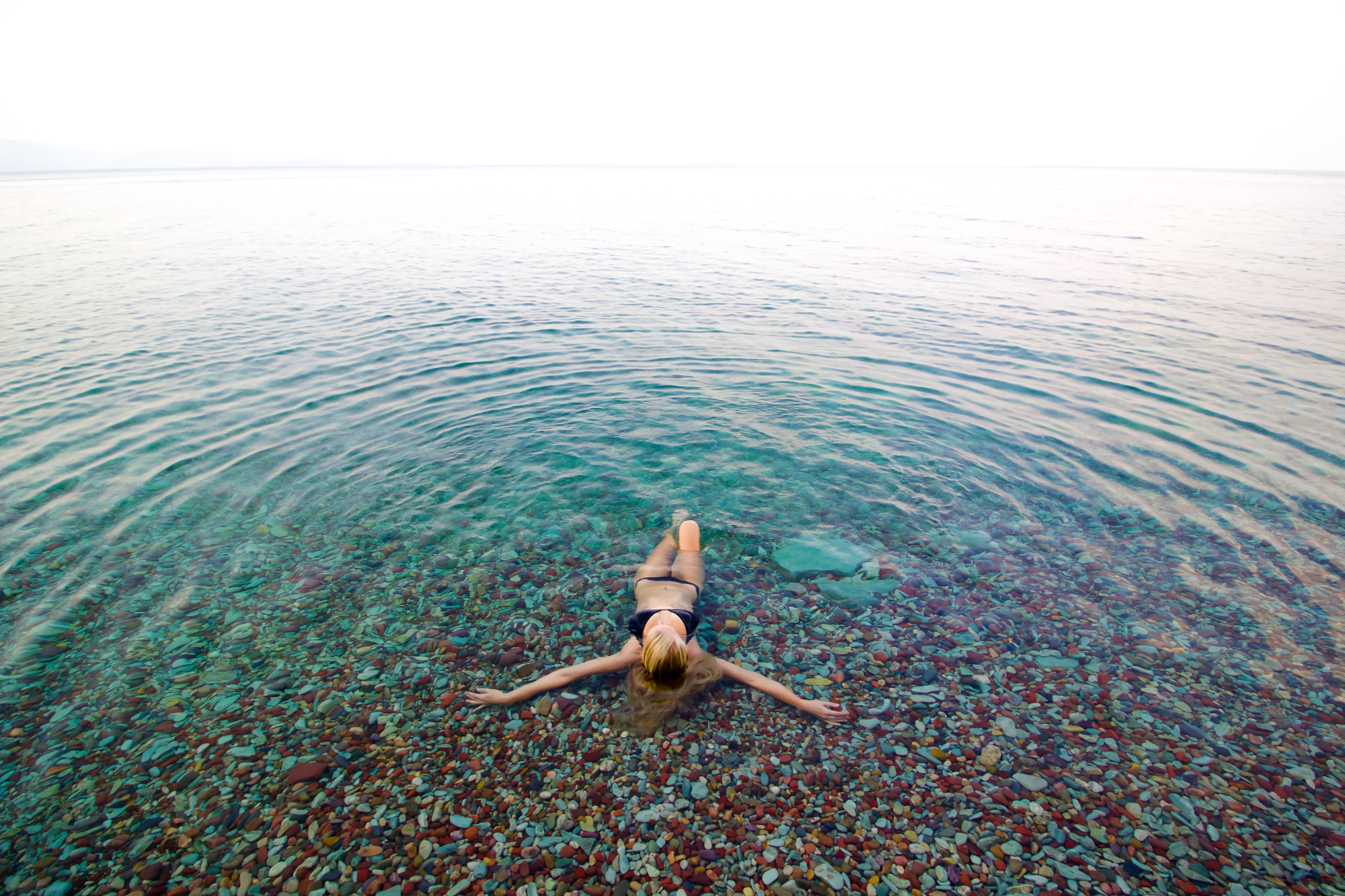 Attractive Girl Flathead Lake Montana