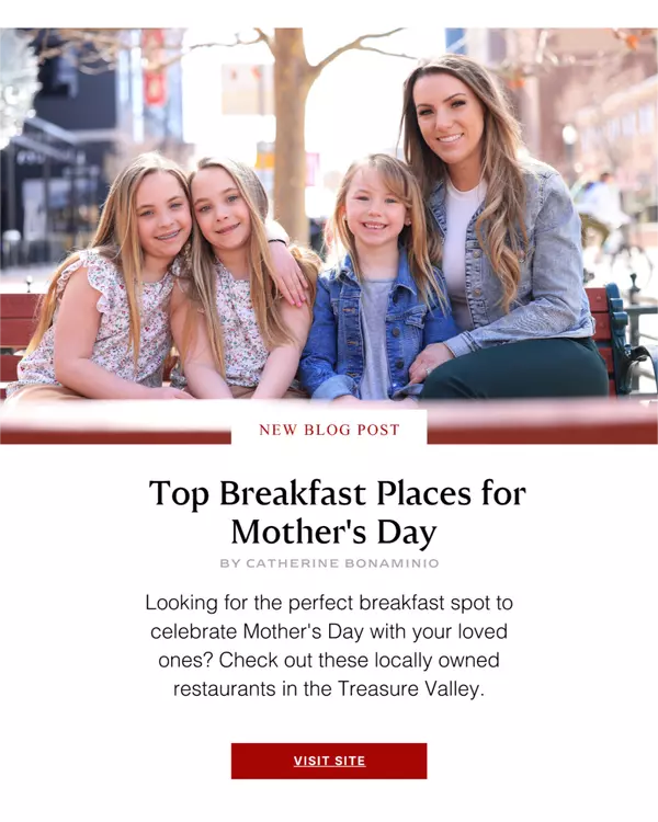 feature image of Top Breakfast Places for Mother&#39;s Day in Boise, Meridian, Eagle, and Nampa.