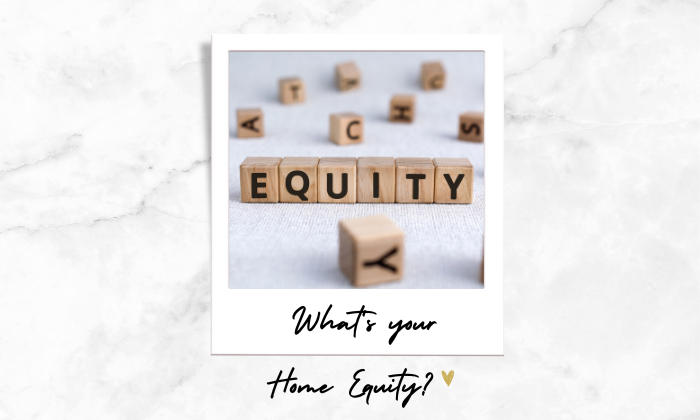 A photo of home equity wooden blocks