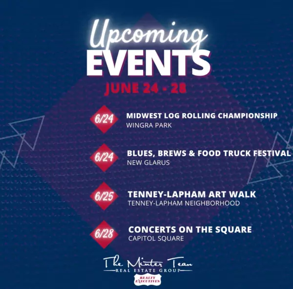 Experience the Best of Madison: Midwest Log Rolling Championship, Blues Brews Food Truck Festival, Tenney Lapham Art Walk, and Concerts on the Square,Minter Team Real Estate