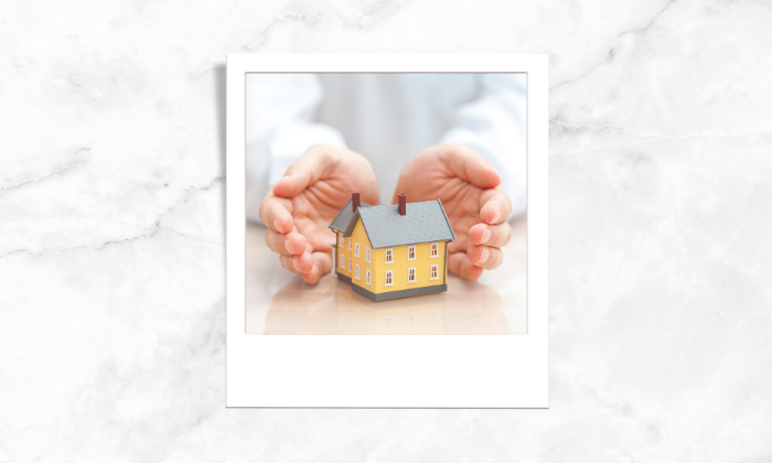 A photo of an individual protecting its home