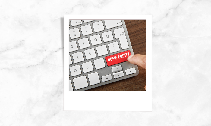 A photo of a keycap of Home Equity