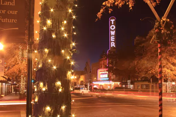 Downtown Bend Oregon and Tower Theater