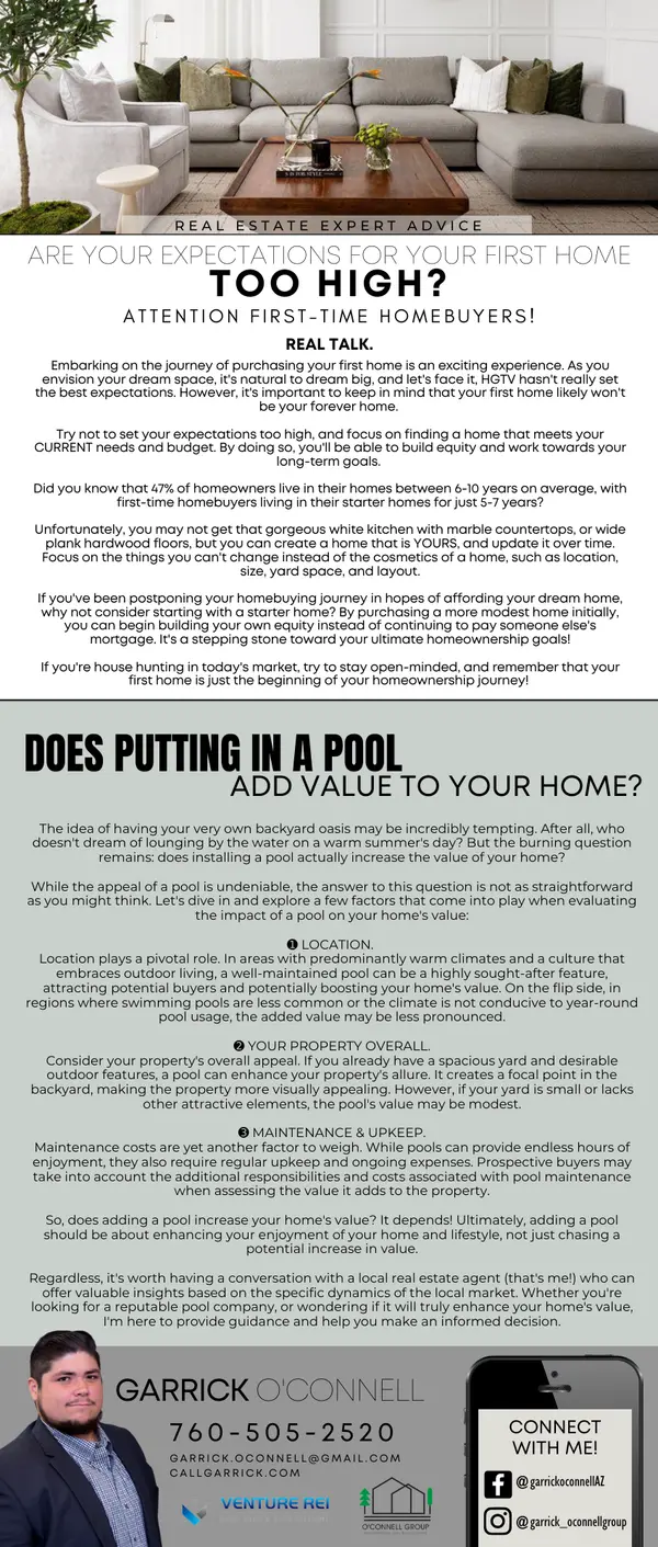 Are Your Expectations For Your First Home Too High?,Garrick O'Connell