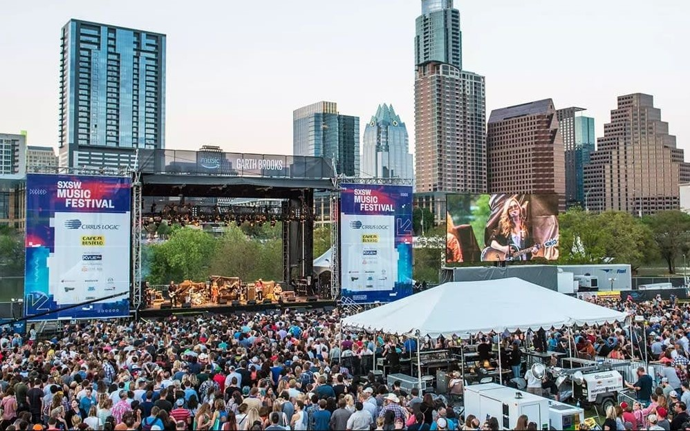 downtown austin south by southwest concert